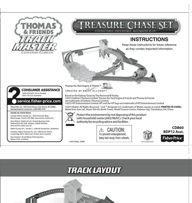 Fisher-Price TrackMaster CDB60 instructions