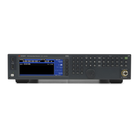 Keysight N5171B EXG User manual