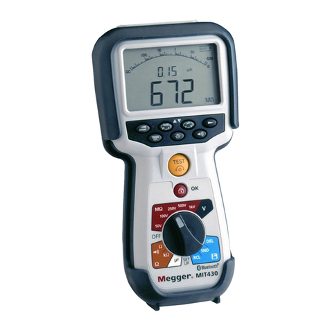 Megger MIT400 Series user guide