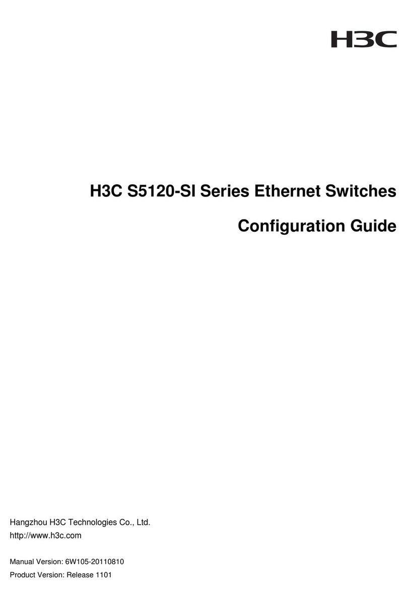 H3C S5120-SI Series User manual H3C S5120-SI Series User manual