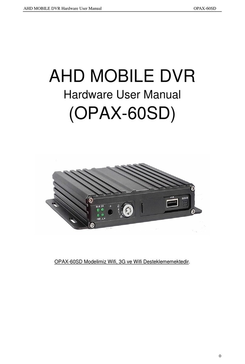 OPAX 60SD Hardware user manual