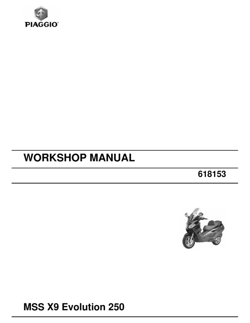 PIAGGIO MSS X9 EVOLUTION 250 Instruction manual PIAGGIO MSS X9 EVOLUTION 250 Instruction manual