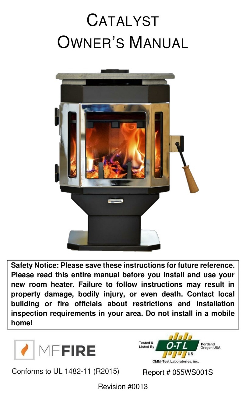 MF FIRE CATALYST owner's manual