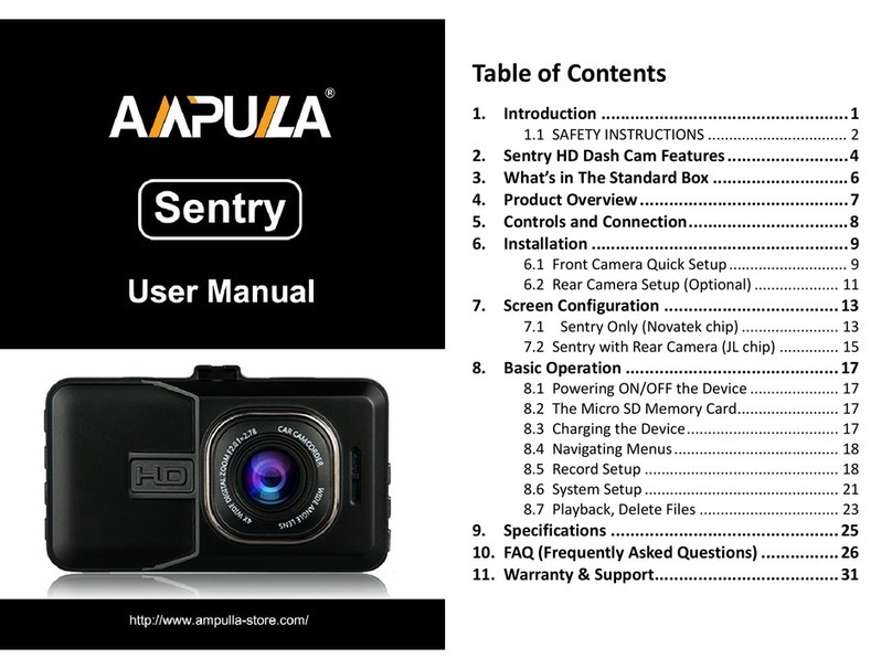 AMPULLA SENTRY user manual