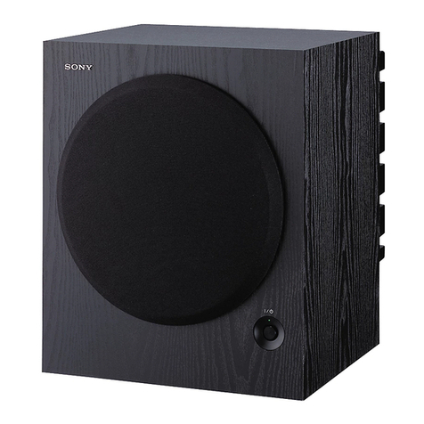 Sony SA-WM500 User manual