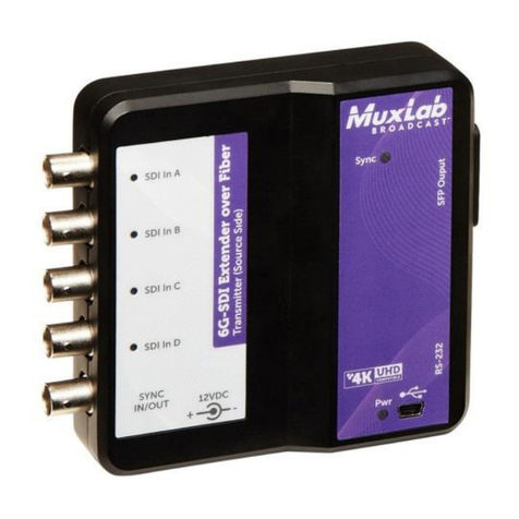 MuxLab 500732 Installation & operation manual