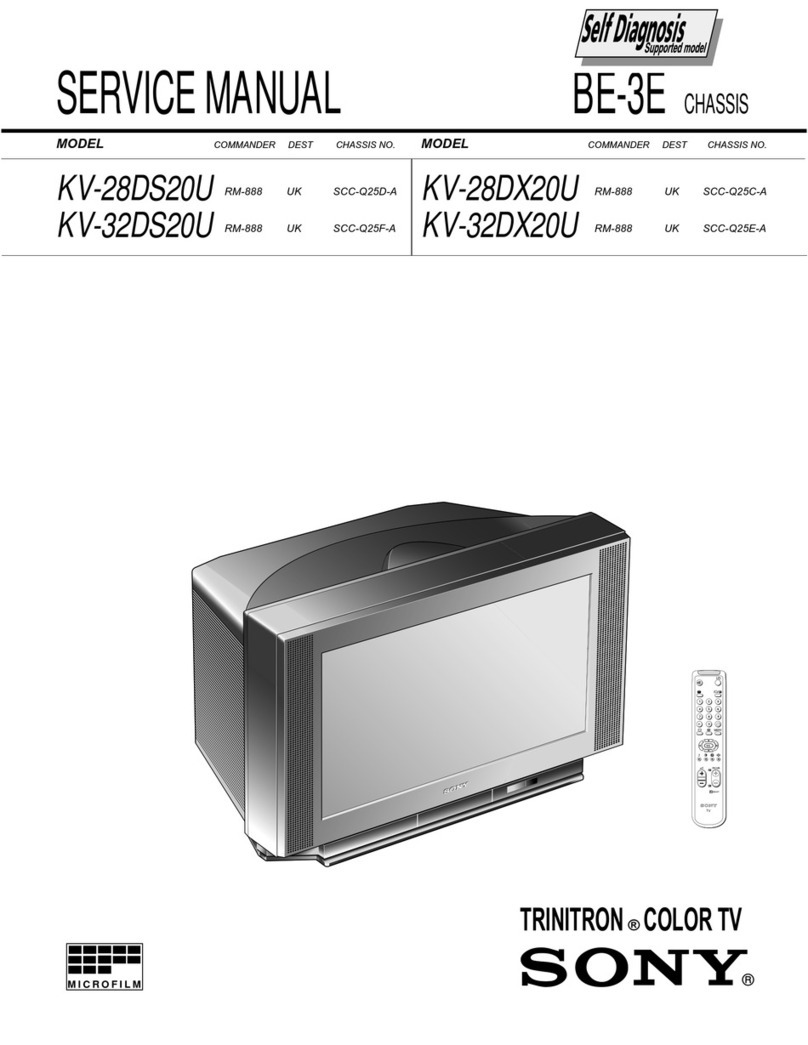 Sony Trinitron KV-28DS20U User manual
