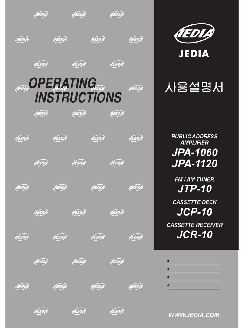 Jedia JPA-1060 Operating instruction Jedia JPA-1060 Operating instruction
