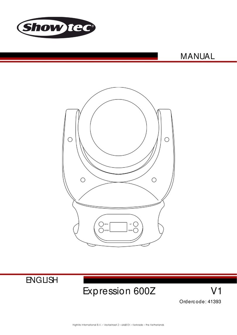 Show Tec Expression 600Z User manual