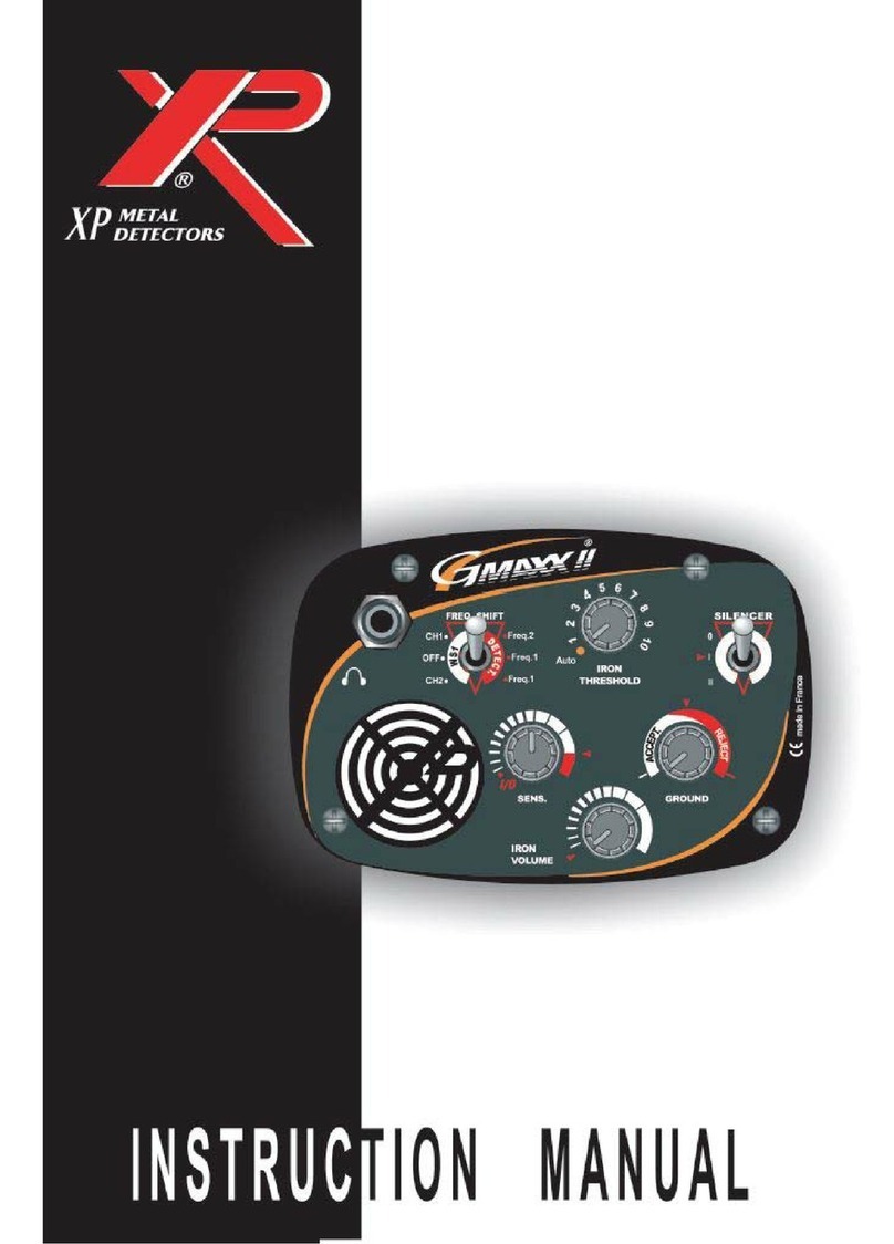 XP Metal Detectors Gmaxx II User manual XP Metal Detectors Gmaxx II User manual