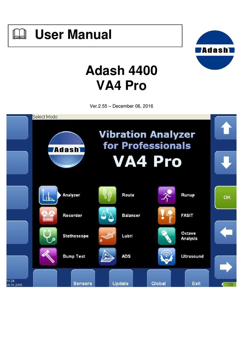 Adash 4400 VA4 Pro user manual