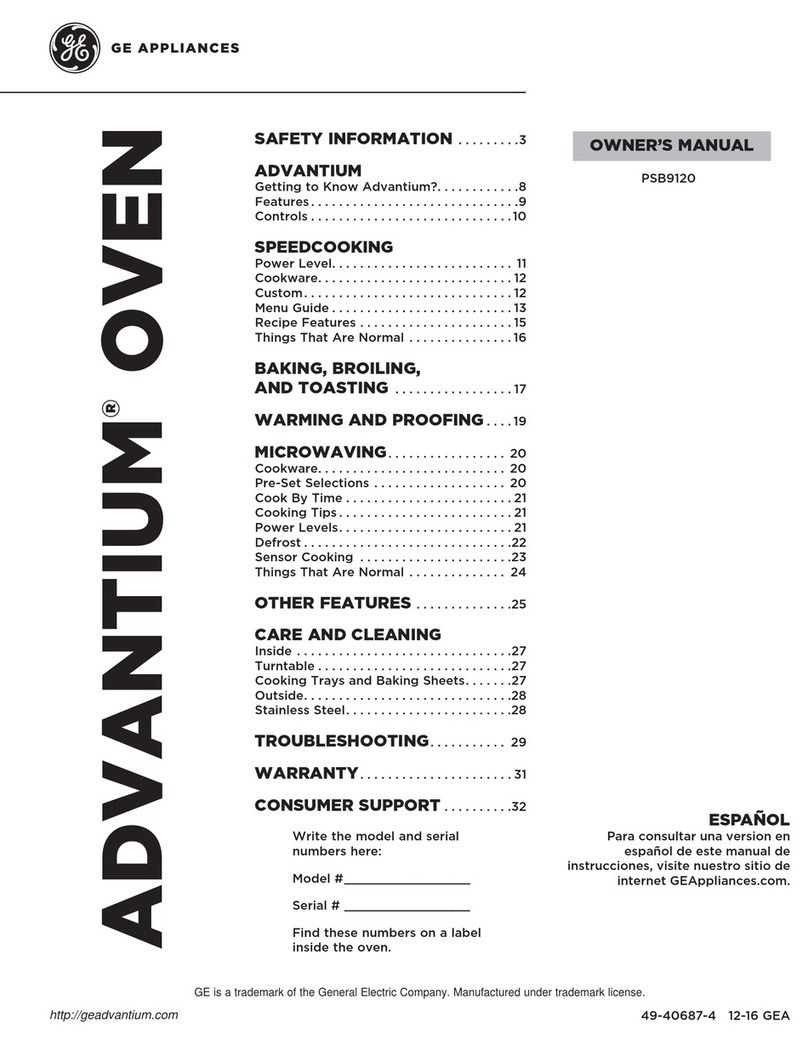 GE PSB9120 User manual