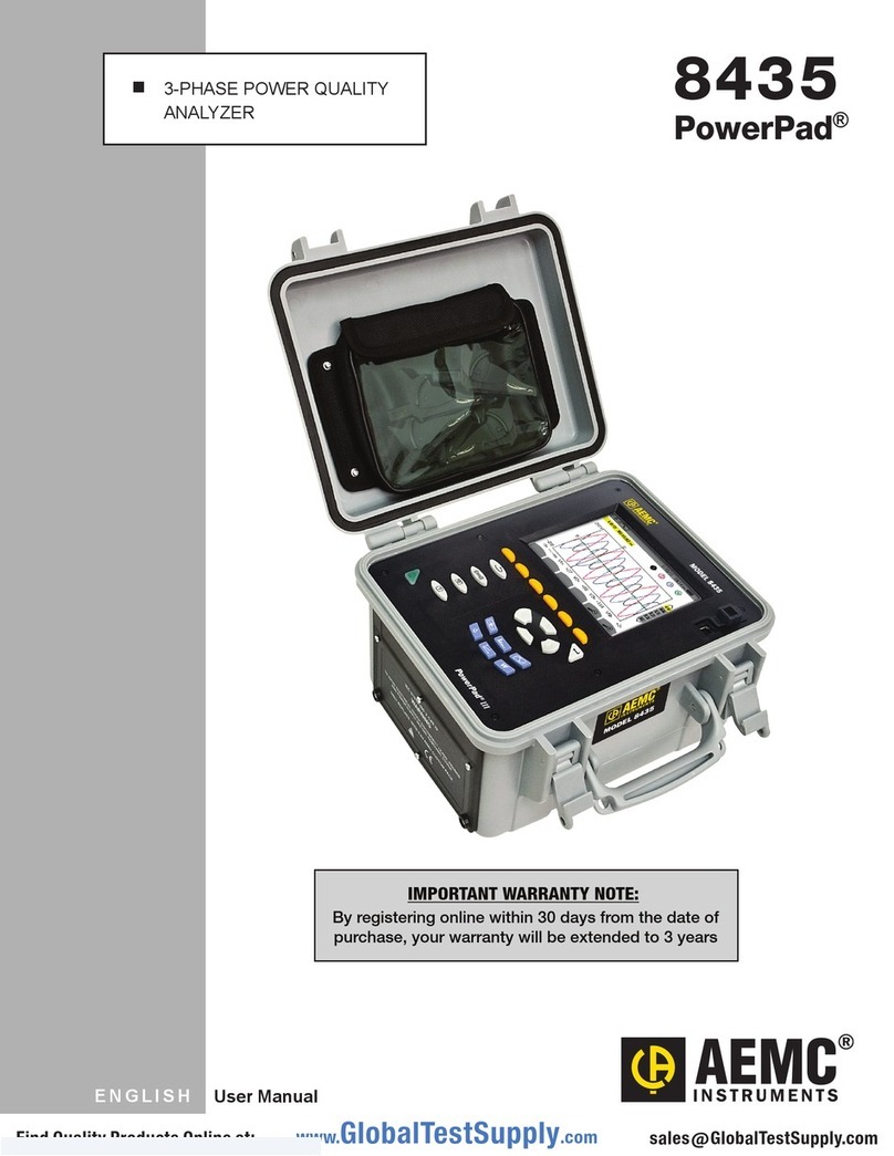 AEMC PowerPad 8435 User manual