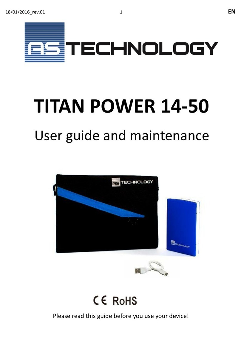AS Technology Titan Power 14-50 user guide