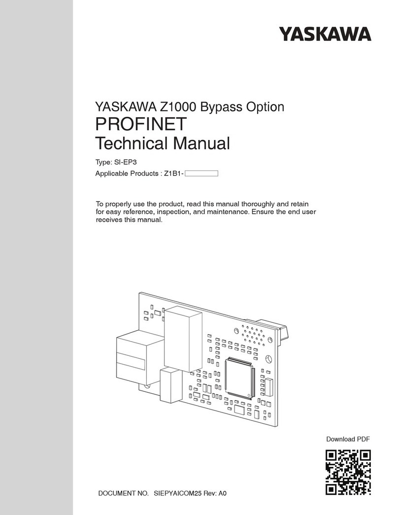 YASKAWA Z1000 CIMR-ZU*A Series Technical manual