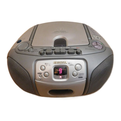 Aiwa CSD-EX150 HR User manual