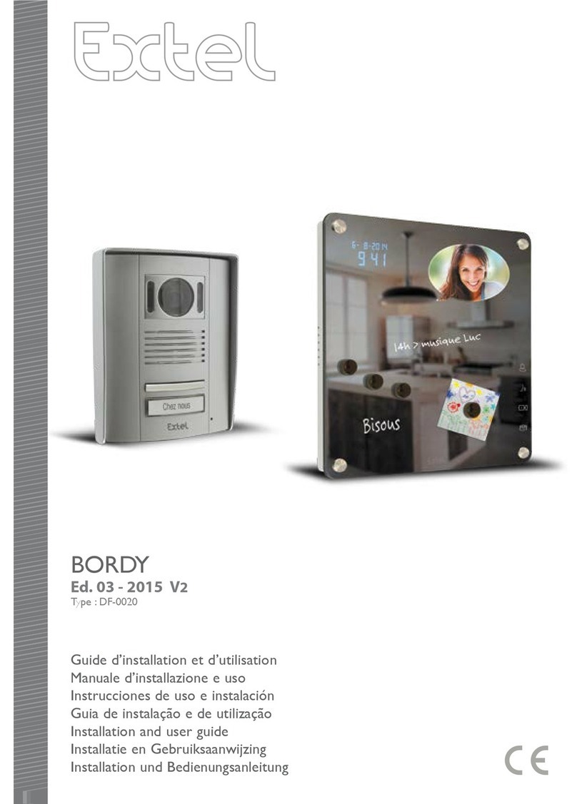 Extel BORDY Ed. 03 - 2015 V2 User manual