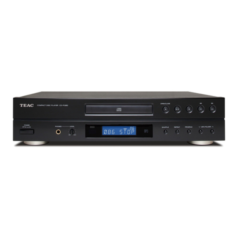 Teac CD-P1260MKII User manual