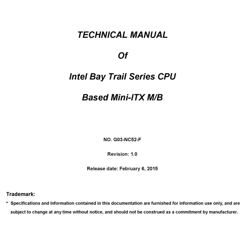 Intel Bay Trail Series User manual