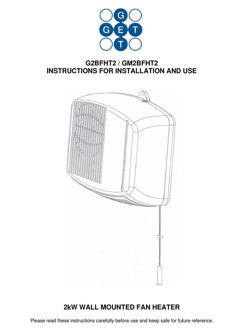 GET GM2BFHT2 User manual
