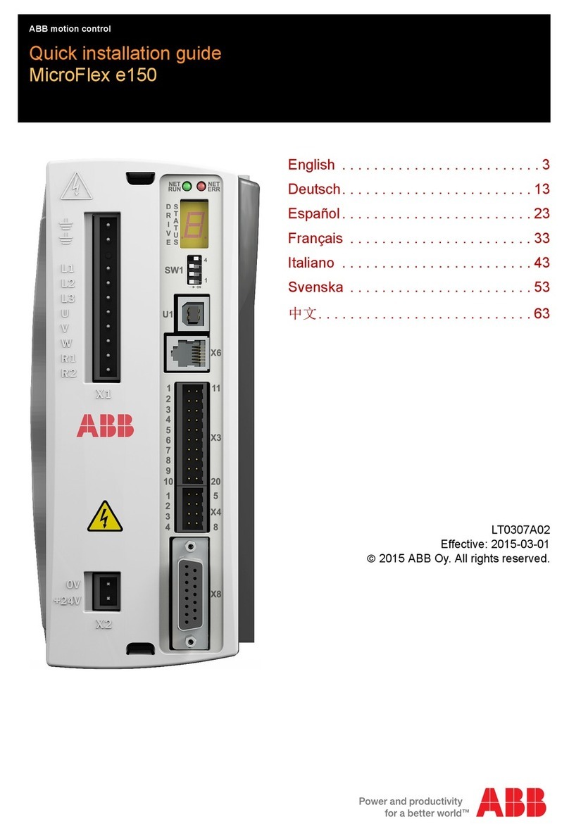 ABB MicroFlex e150 Quick installation guide