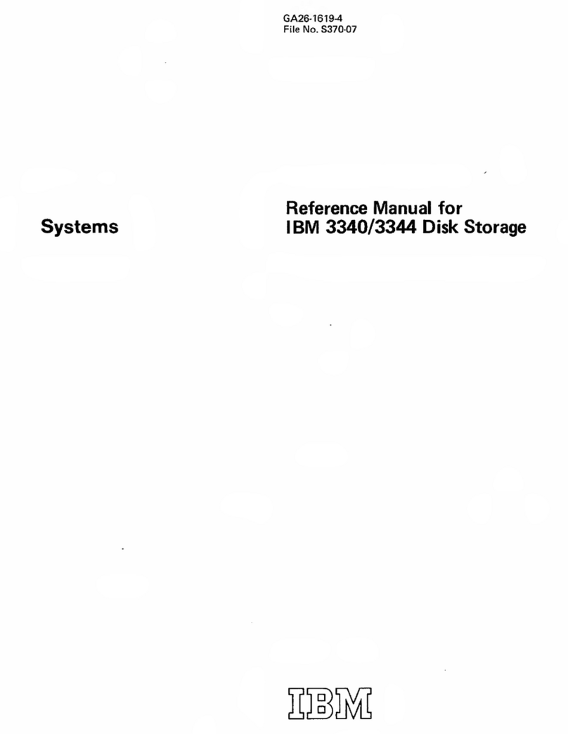 IBM 3340 User manual