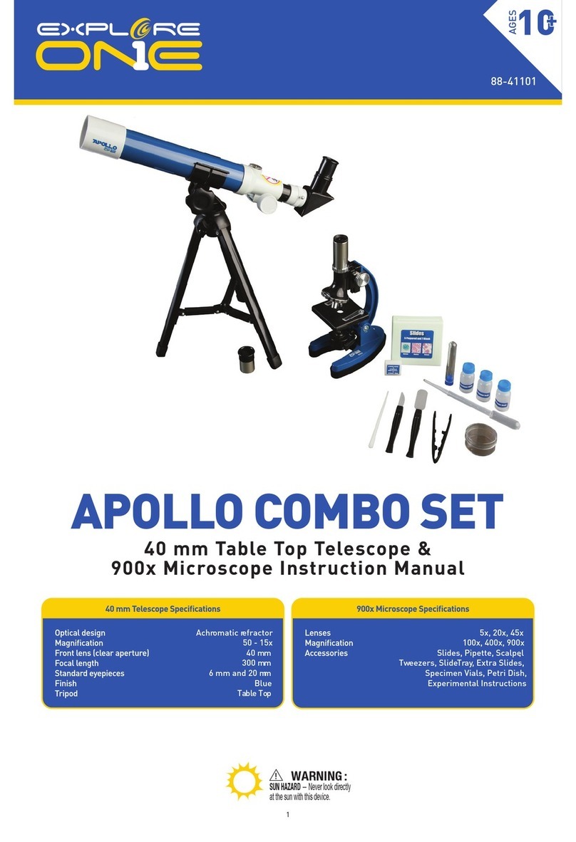 Explore Scientific APOLLO COMBO SET instruction manual