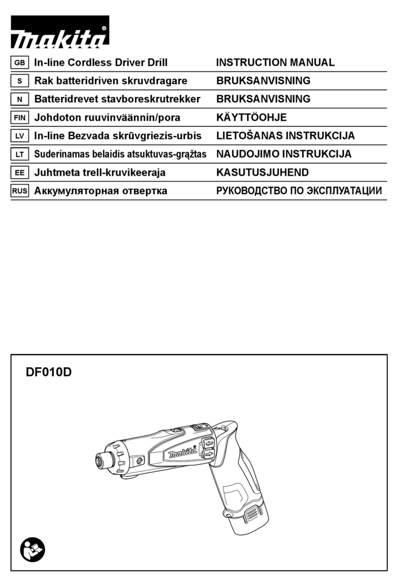 Makita DF010D User manual