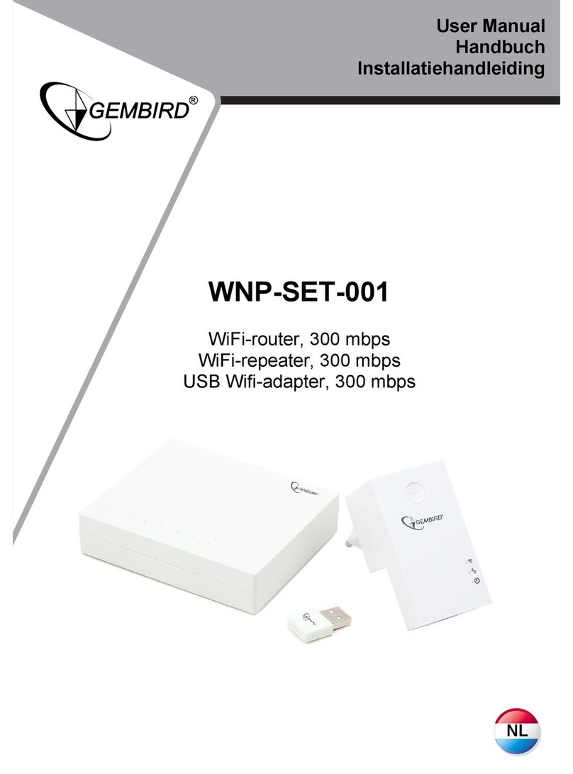 Gembird WNP-SET-001 User manual