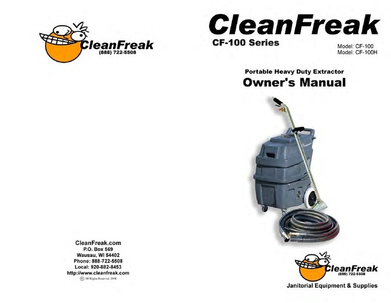 CleanFreak CF-100 Series User manual