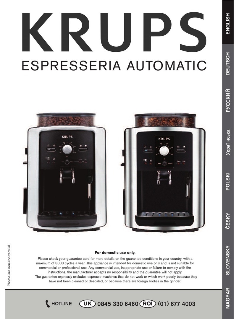 Krups ESPRESSERIA AUTOMATIC User manual