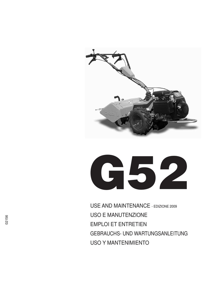 Grillo G52 Use and maintenance