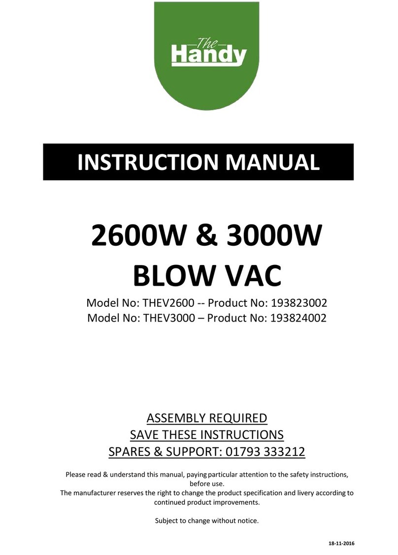 The Handy THEV2600 instruction manual