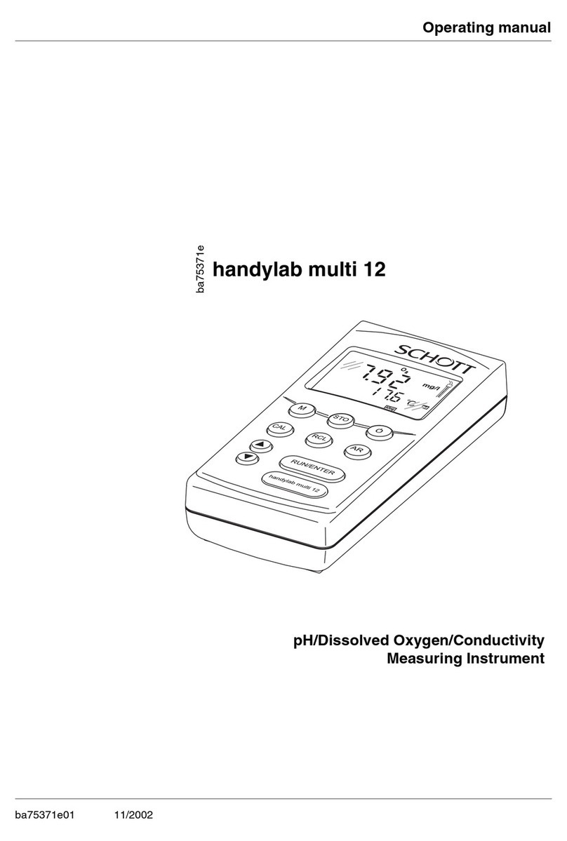 SCHOTT handylab multi 12 operating manual