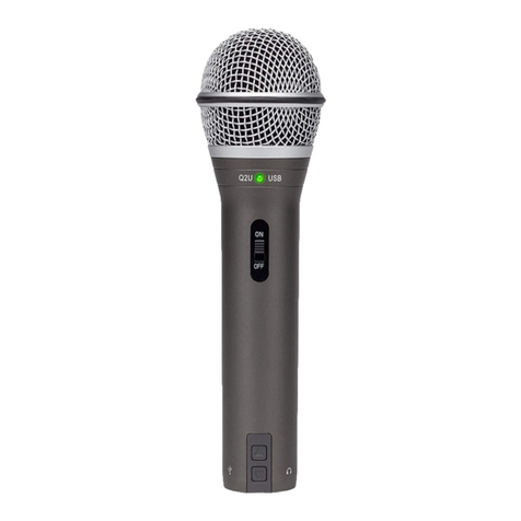 Samson Q2U Recording Pak User manual