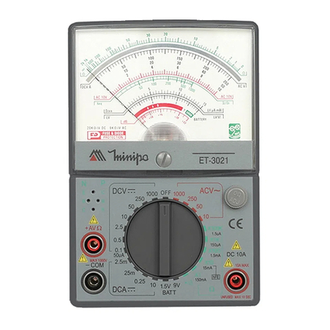 Minipa ET-3021 instruction manual