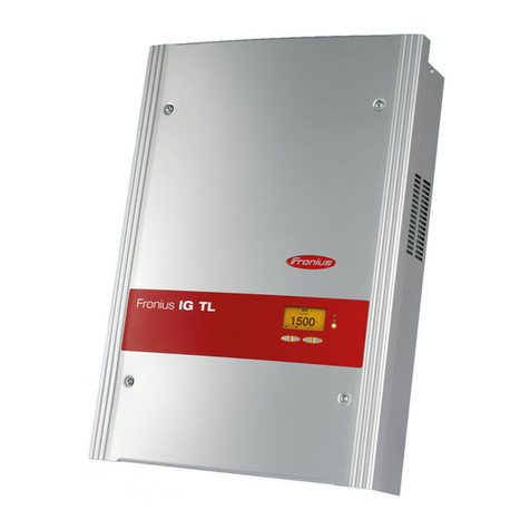 FRO­NIUS IG-TL 3.0 operating instructions
