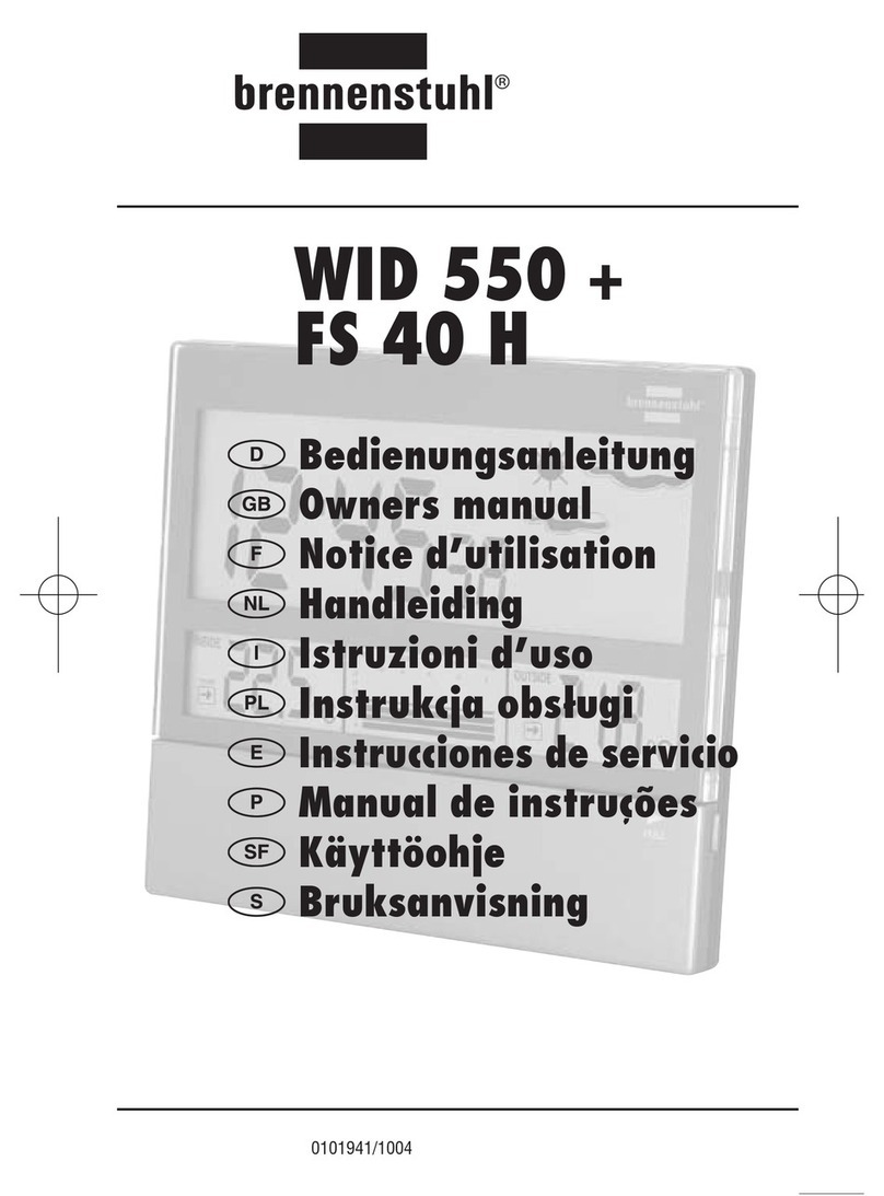 brennenstuhl WID 550 owner's manual
