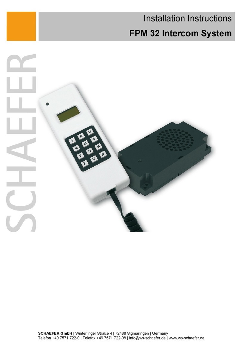 Schaefer FPM 32 installation instructions
