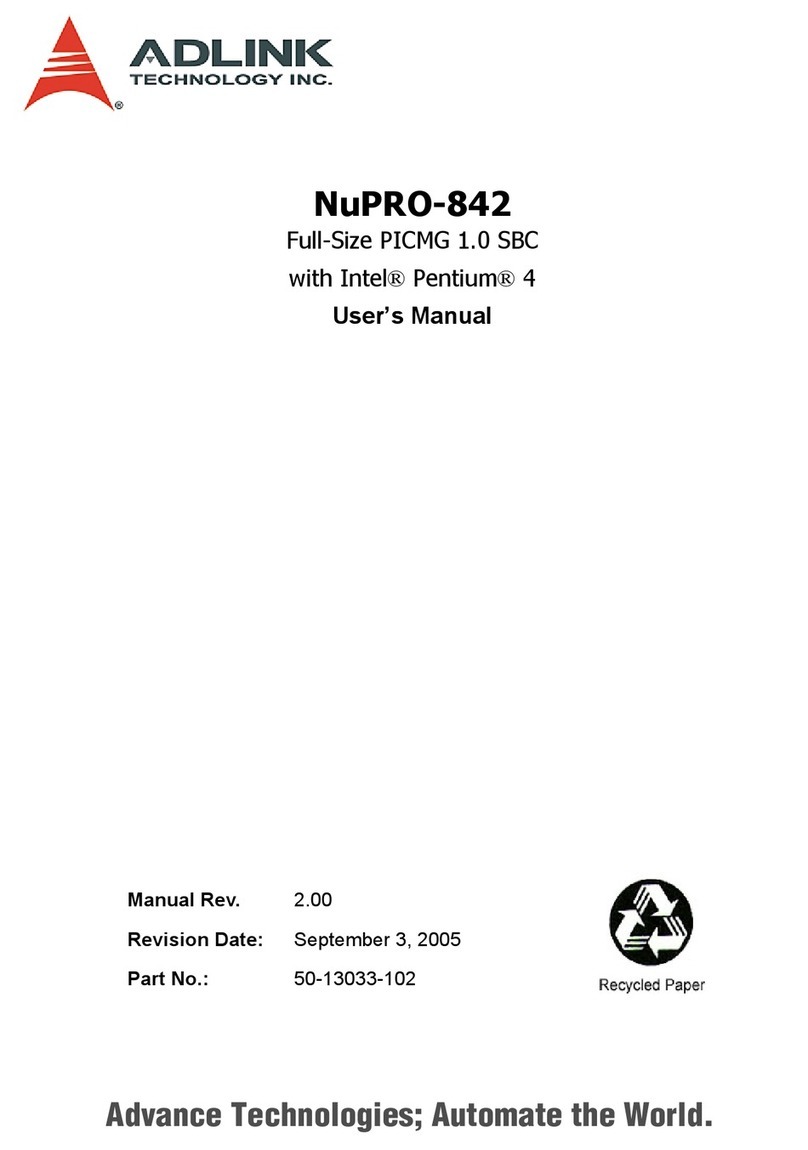 ADLINK Technology NuPRO-842 Series User manual