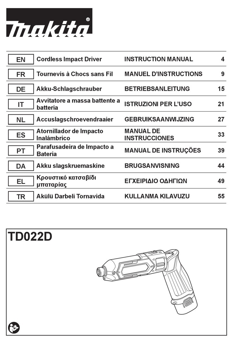 Makita TD022D instruction manual