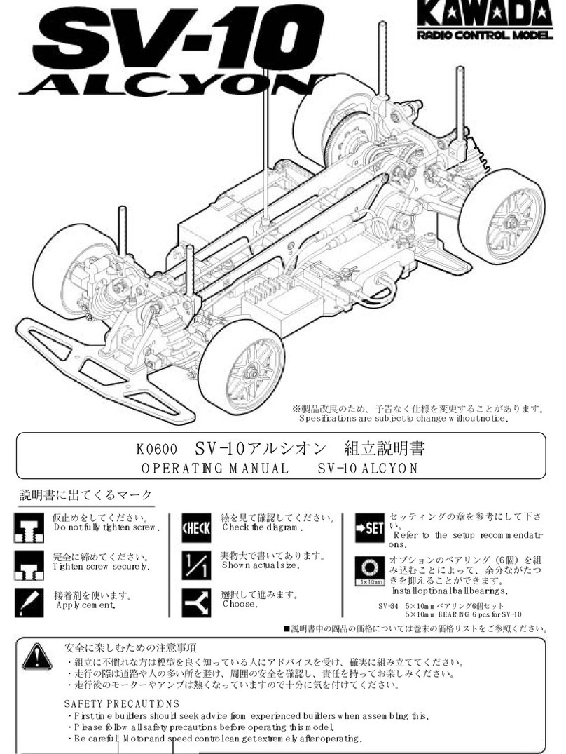 Kawada SV-10 ALCYON II operating manual