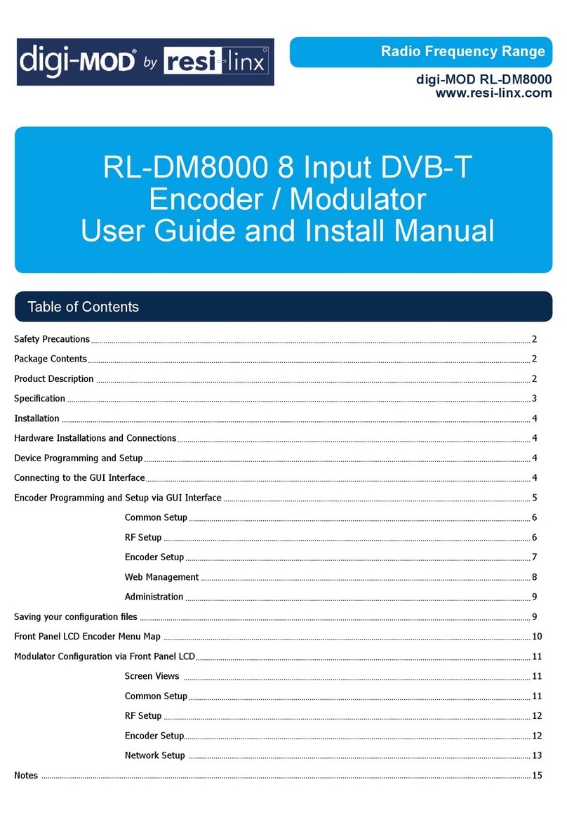 resi-linx digi-MOD RL-DM8000 user guide