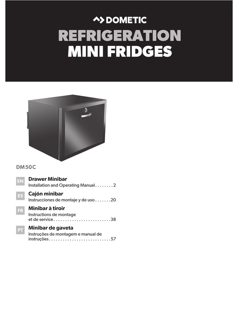 Dometic DM50C Installation and operating manual
