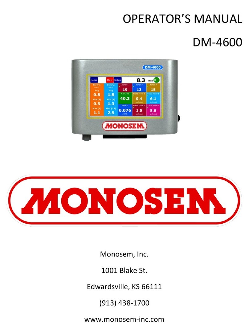 Monosem DM-4600 Operator's manual