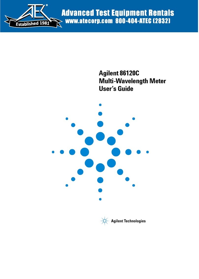 Agilent Technologies 86120C User manual