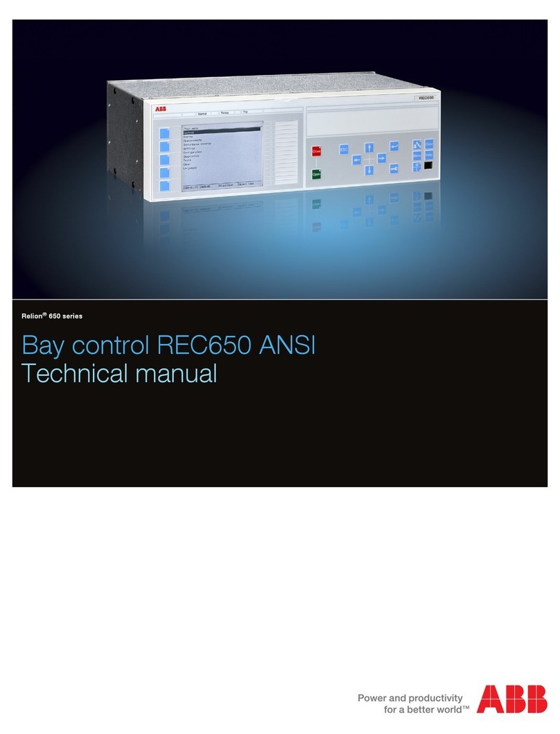 ABB REC650 ANSI Technical manual