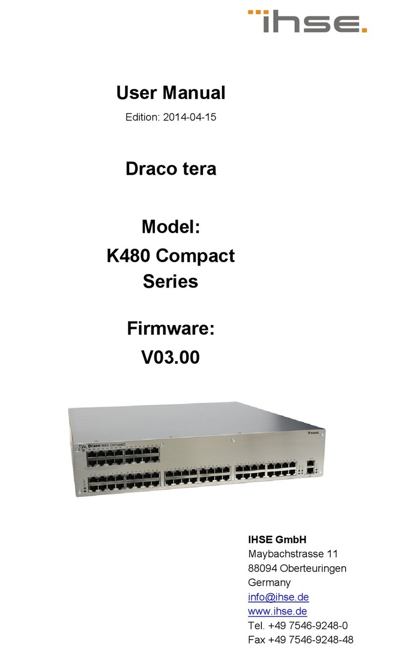 Ihse Draco tera K480-80C user manual