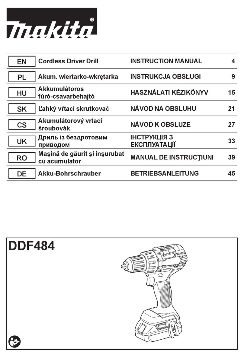Makita DDF484 instruction manual