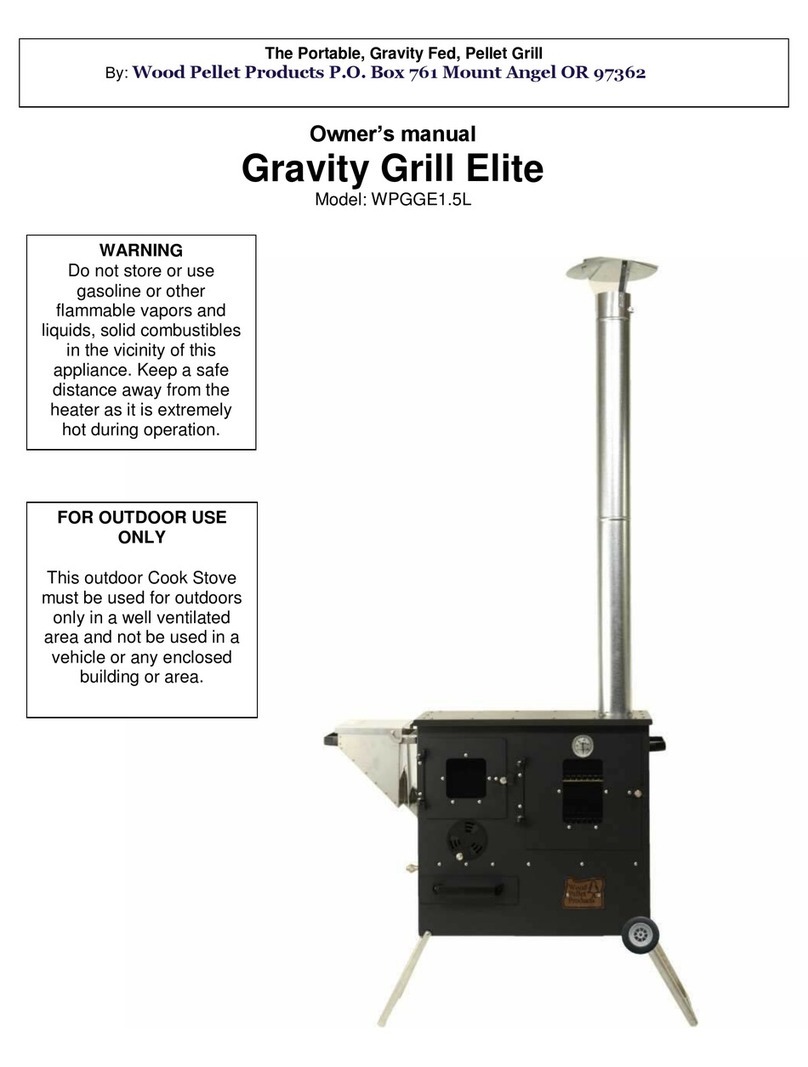 wood pellet WPGGE1.5L owner's manual